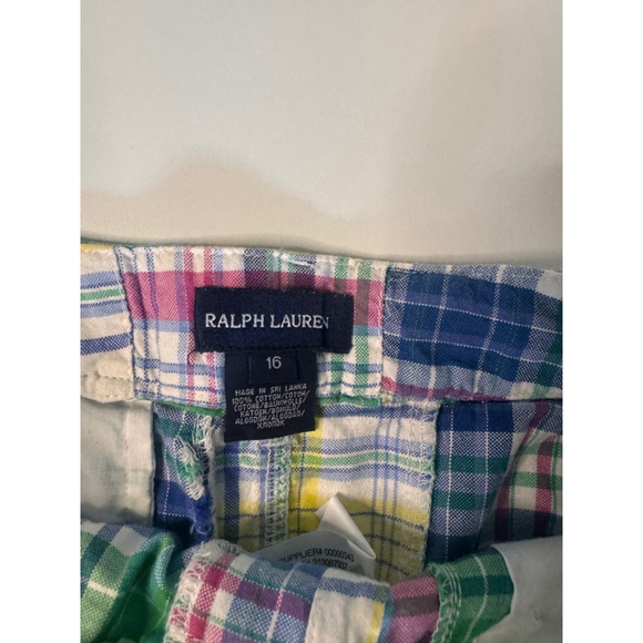 Girls Ralph Lauren Skirt, Size 16, Blue and Green Plaid - Picture 3 of 3